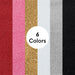Cricut Glitter Iron-On Craft Vinyl Sheets, 10 x 12 in, Multicolor, 6 Count