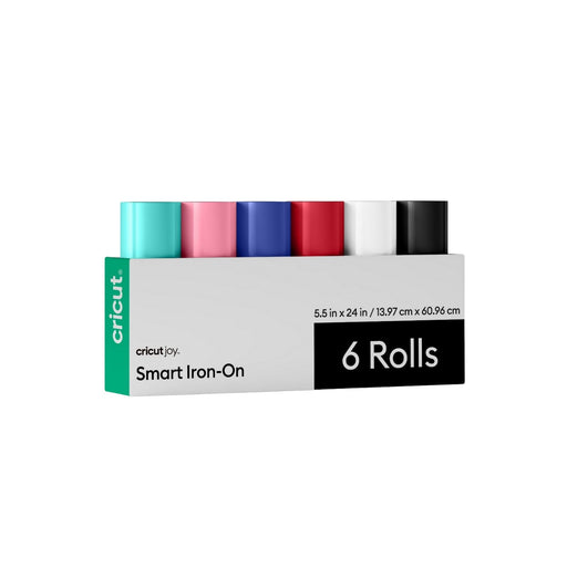 Cricut Joy Smart Iron-On Matless Heat Transfer Vinyl, Twilight Sampler - 5.5 in x 24 in 6 ct , Assorted