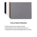 Cricut Value Cardstock Sampler, 8.5 in x 11 in Sheets, Neutrals 80 ct