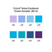Cricut Value Cardstock Sampler, 8.5 in x 11 in Sheets, Ocean 80 ct