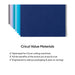 Cricut Value Cardstock Sampler, 8.5 in x 11 in Sheets, Ocean 80 ct
