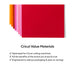 Cricut Value Cardstock Sampler, 8.5 in x 11 in Sheets, Sunset 80 ct