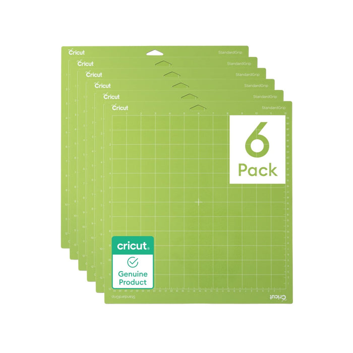 Cricut Standard Grip Machine Mat - 12 in x 12 in 6 ct - Damaged Package