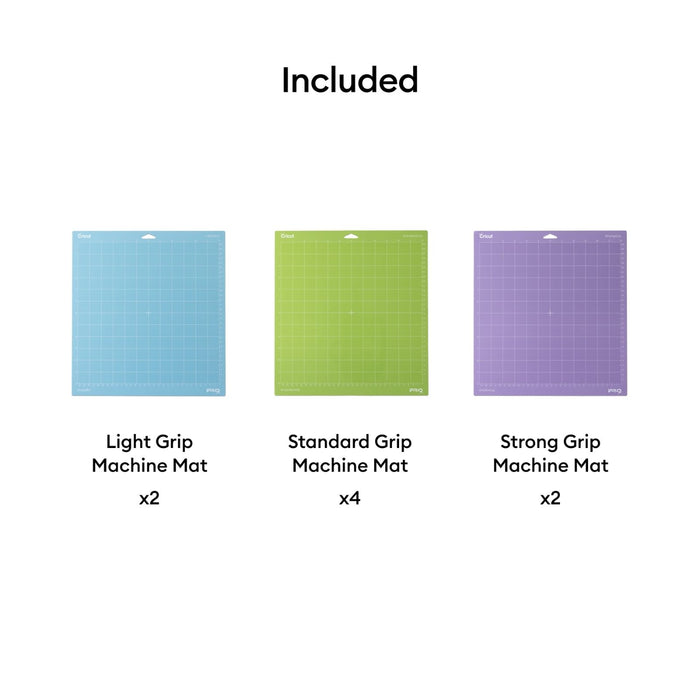 Cricut Machine Mat Variety Pack - 12 in x 12 in (8 ct)
