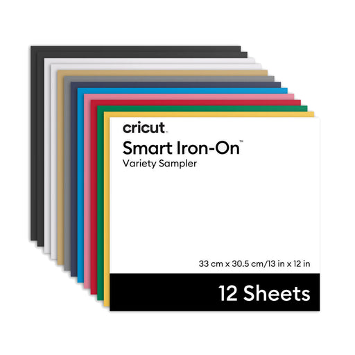 Cricut Smart Iron-On, Variety Sampler 13 in x 12 in 12 - Damaged Package