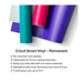 Cricut Smart Vinyl Matless Permanent Vinyl, Colorful Sampler, 13 in x 12 in 20 ct