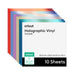 Cricut Holographic Vinyl Permanent, Mythical Sampler - 12 in x 12 in Sheets 10 ct