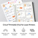 Cricut 8.5" x 11" White Printable Vinyl Sheets 25 Count