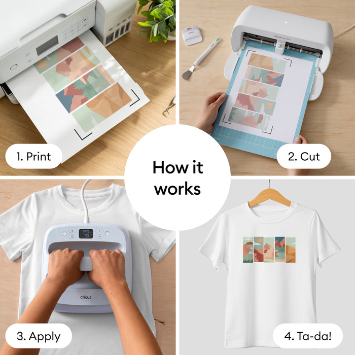 Cricut Sublimation Printer Paper - 8.5 in x 11 in, 100 Count