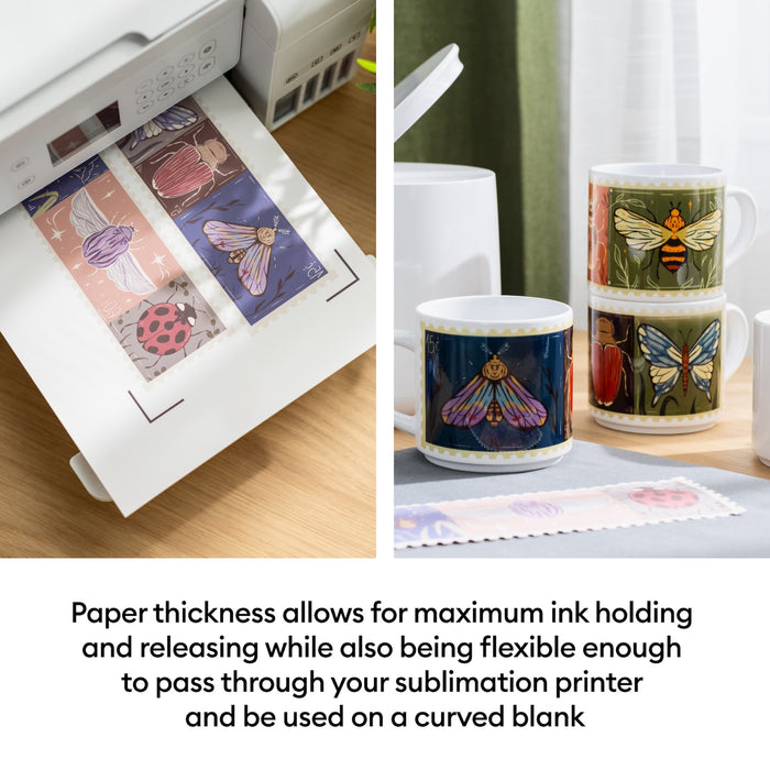 Cricut Sublimation Printer Paper - 8.5 in x 11 in, 100 Count