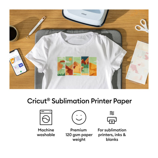 Cricut Sublimation Printer Paper, 8.5 in x 11 in 200 ct