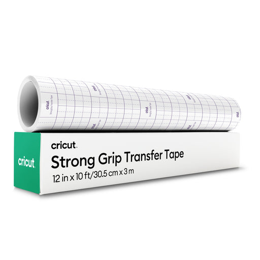 Cricut Strong Grip Transfer Tape Roll for Vinyl, 12 in x 10 ft