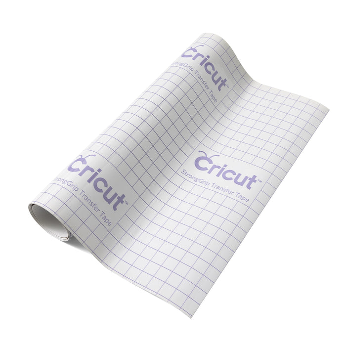 Cricut Strong Grip Transfer Tape Roll for Vinyl, 12 in x 10 ft