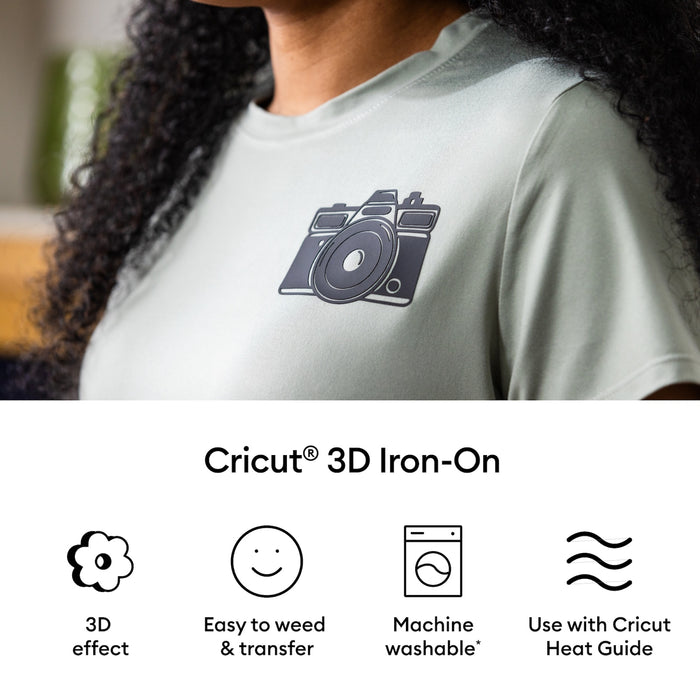 Cricut 3D Iron-On, Bold Sampler 12 in x 12 in 5 ct