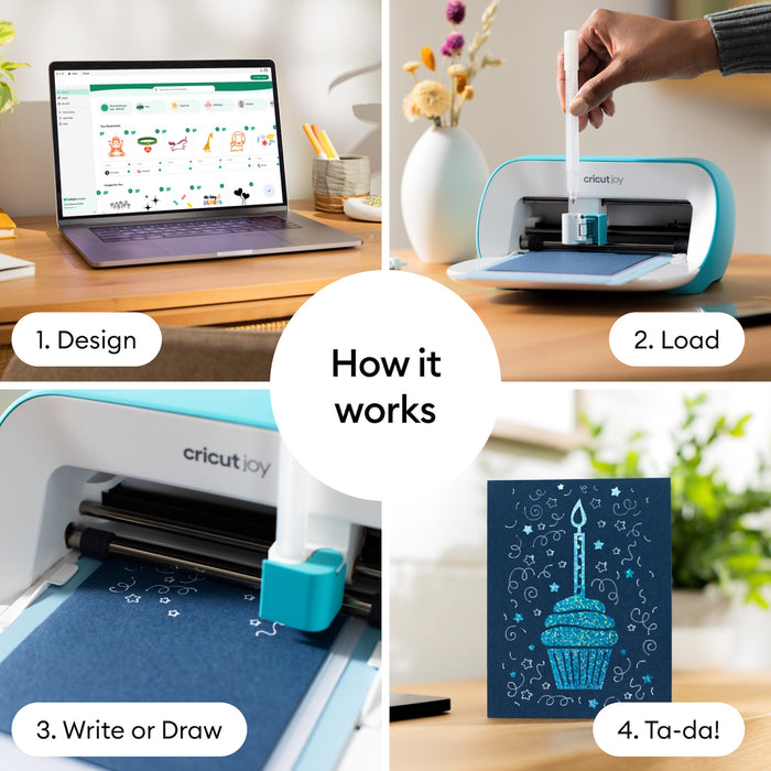 Cricut Acrylic Gel Pens Set, 1.0 mm, 4 Count - For use with Joy & Joy Xtra Machines