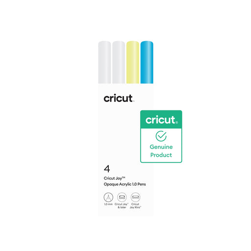 Cricut Acrylic Gel Pens Set, 1.0 mm, 4 Count - For use with Joy & Joy Xtra Machines