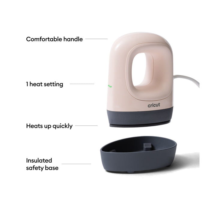 Cricut EasyPress Mini LT Heat Press for DIY, Blush Pink