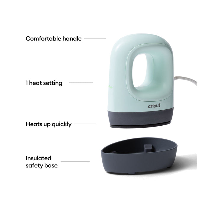 Cricut EasyPress Mini LT Heat Press for DIY, Mint Green