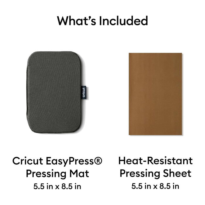 Cricut EasyPress Mat with Heat-Resistant Pressing Sheet, Small, 5.5 in x 8.5 in