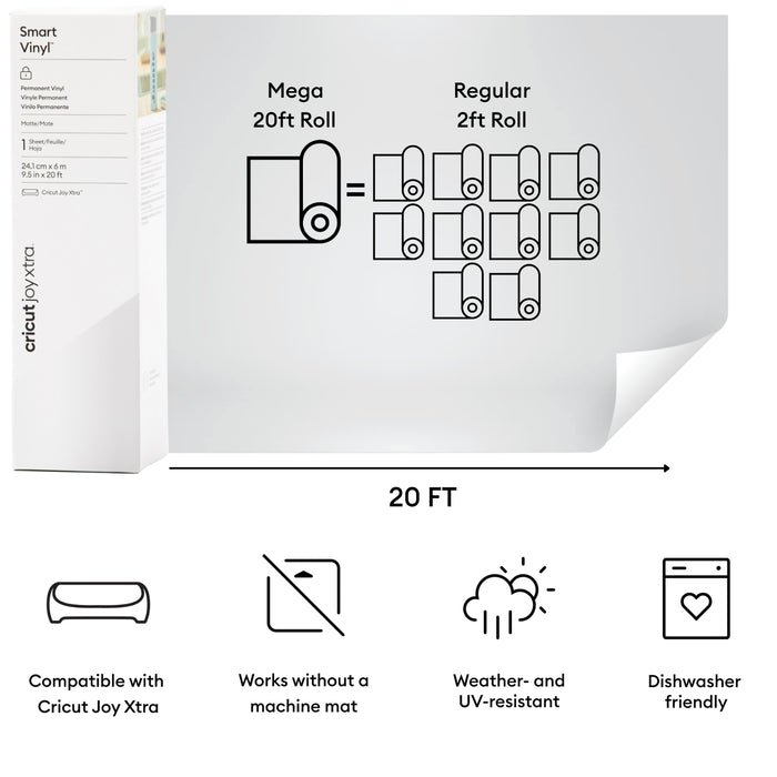 Cricut Joy Xtra Machine with EasyPress 3 9x9 and Heat Press Materials Bundle