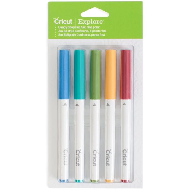 Cricut Fine Point Pens 5/Pkg, Candy Shop - Damaged Package