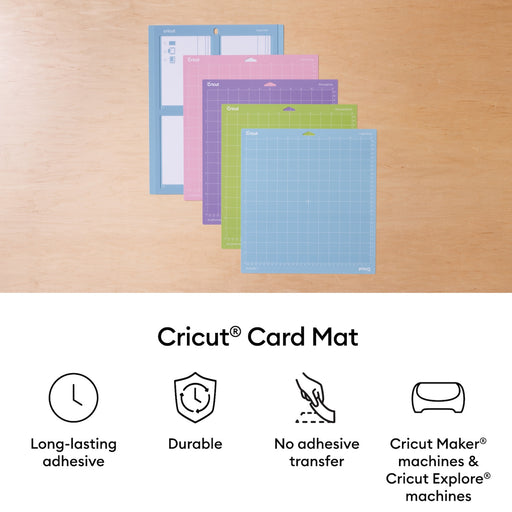 Cricut 2x2 Card Cutting Mat for Cricut Maker and Explore Machines, 2 Count
