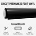 Cricut Premium Vinyl Rolls Bundle - Rainbow 15 Foot Adhesive Vinyl Rolls