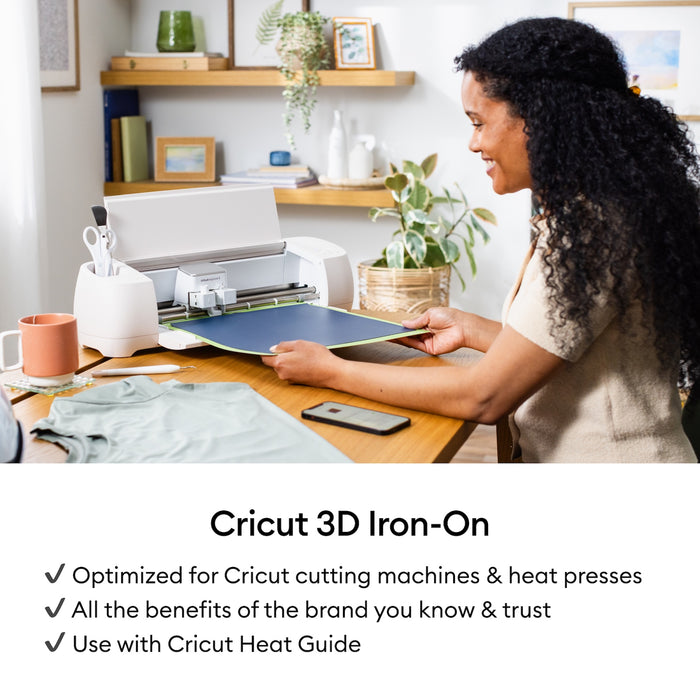 Cricut 3D Iron-On, Bold Sampler 12 in x 12 in 5 ct