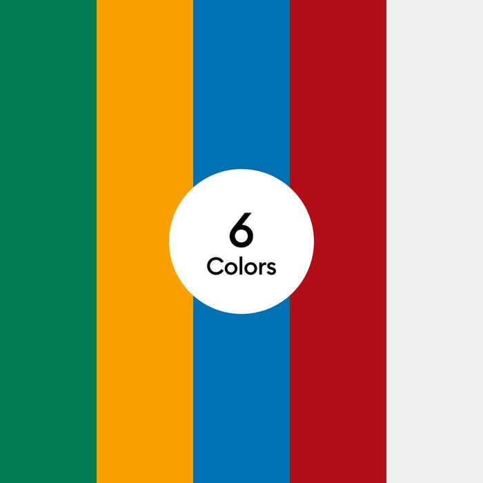 Cricut Smart Vinyl Matless Permanent Vinyl, Variety Sampler - 13 in x 24 in (6 ct), Assorted