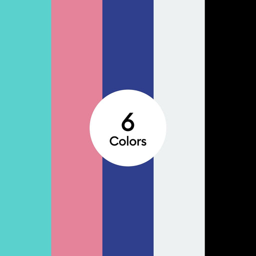 Cricut Joy Xtra Smart Iron-On Matless Heat Transfer Vinyl, Twilight Sampler - 9.5 in x 12 in 6 ct , Assorted