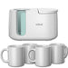 Cricut Mug Press Starter Bundle with 4 Blank Mugs Kit