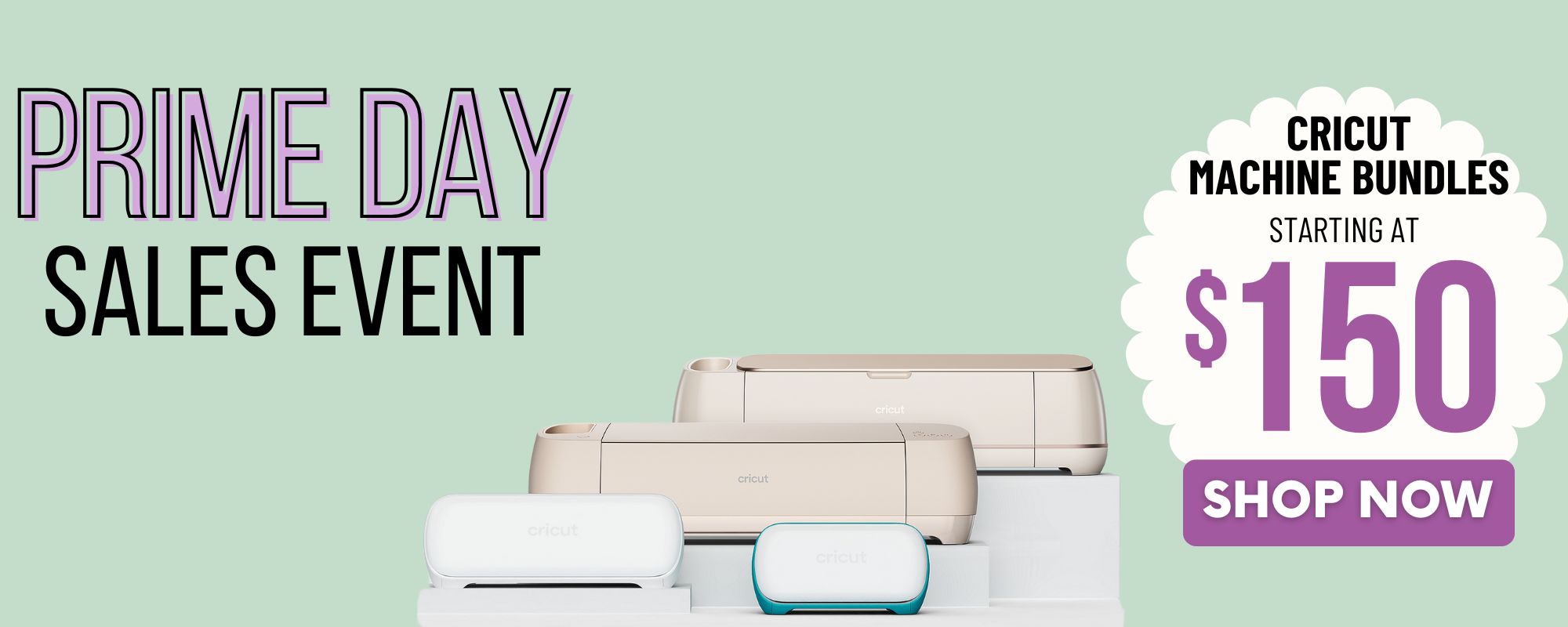 Cricut machine bundles on sale for Prime Day