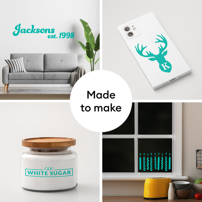 Cricut Premium Vinyl Sampler, Tropical - Removable, 12x12