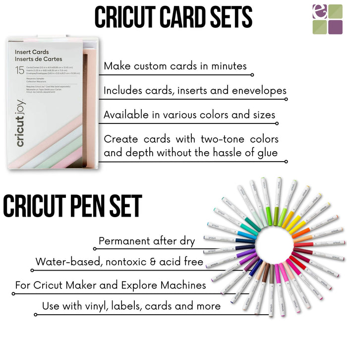 Cricut Ultimate Materials Bundle, Bulk Vinyl Rolls and Accessories for Cricut Explore Air & Maker, 150 Count