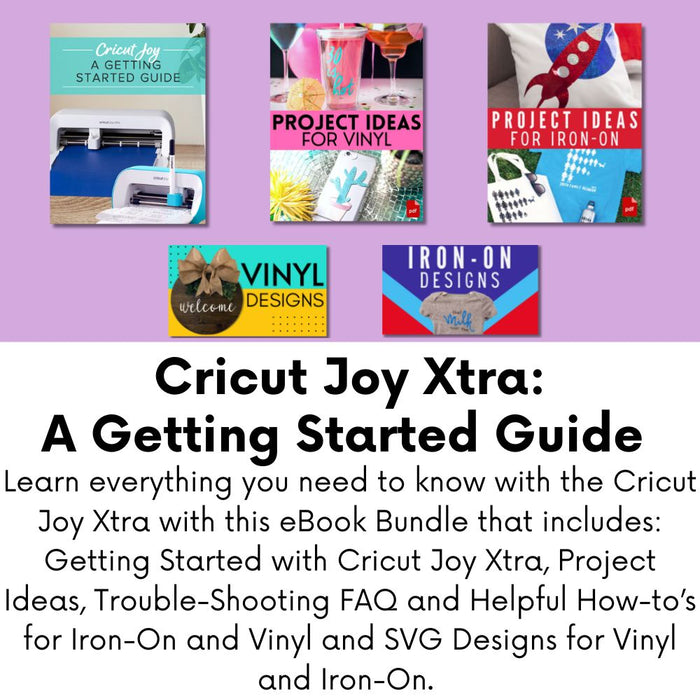 Cricut Joy Xtra Smart Vinyl Beginner Craft Bundle Set