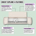 Cricut Explore 4 Cutting Machine with Smart Vinyl Rolls Bundle, Electric Die-Cut Machines