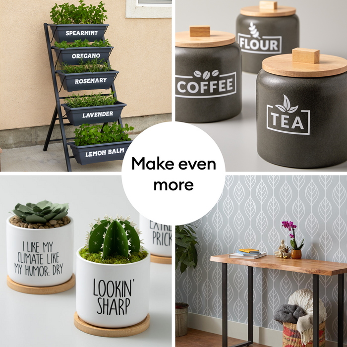 Cricut Permanent Matte Value Vinyl - 12 in x 10 ft