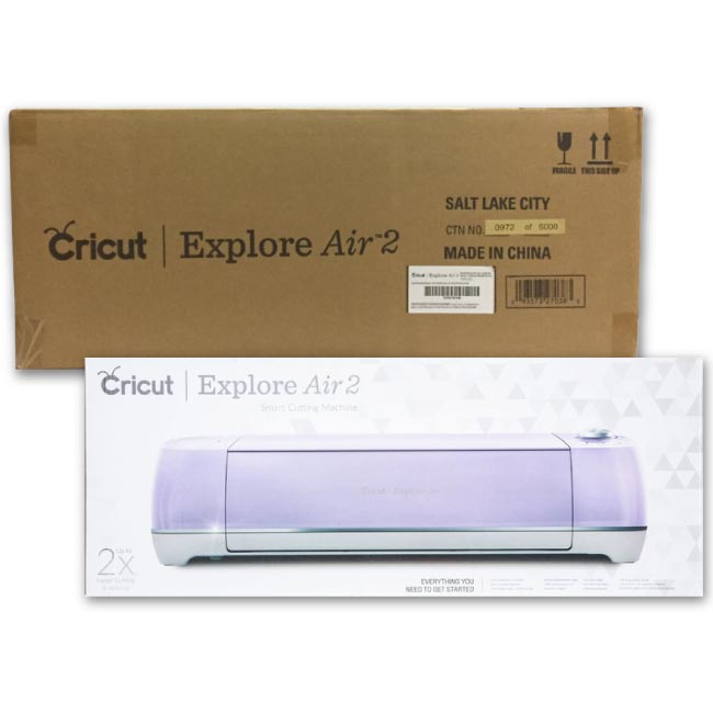 Open Box Cricut Explore Air 2 Machine in Lilac
