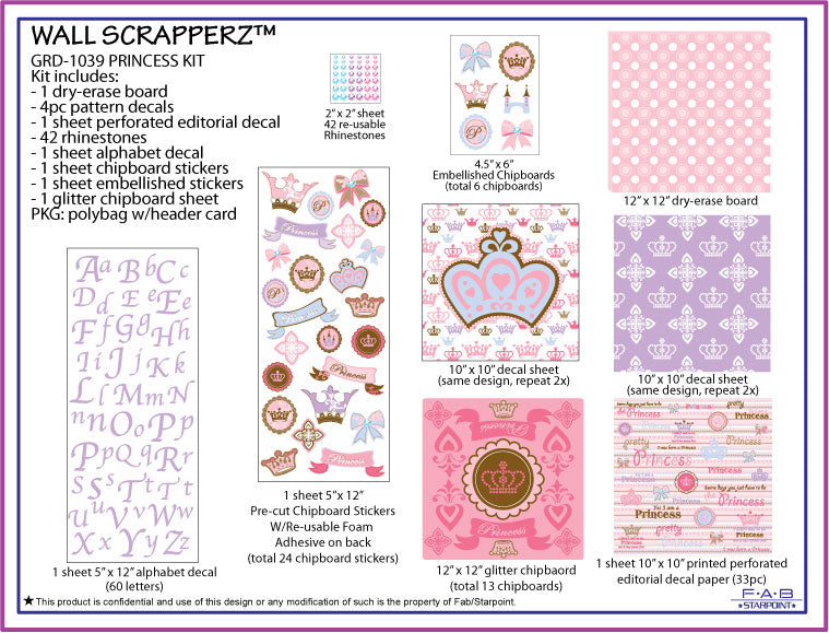 Princess Wall Scrapperz
