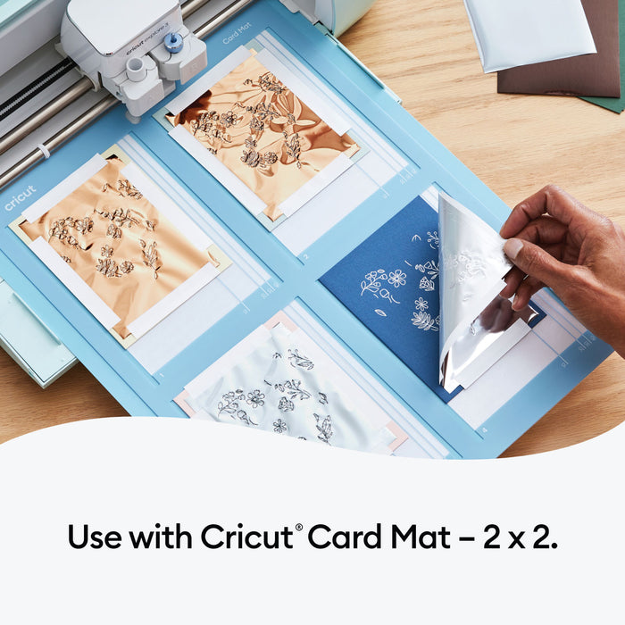 Cricut Foil Transfer Cards, R10 Royal Flush Sampler 18 Count