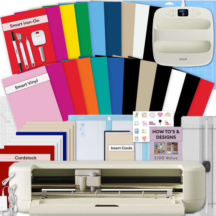 Cricut Explore 5 EasyPress Iron-On Kit Bundle