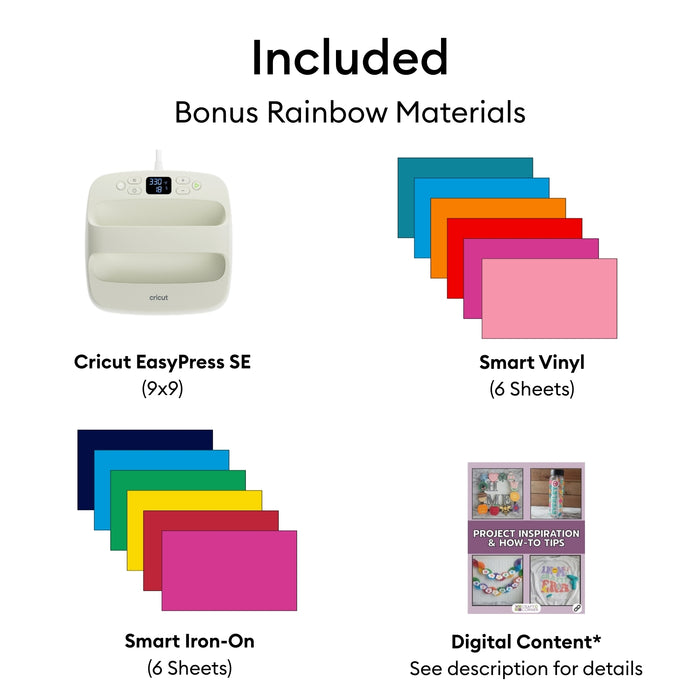 Cricut Explore 5 EasyPress Iron-On Kit Bundle