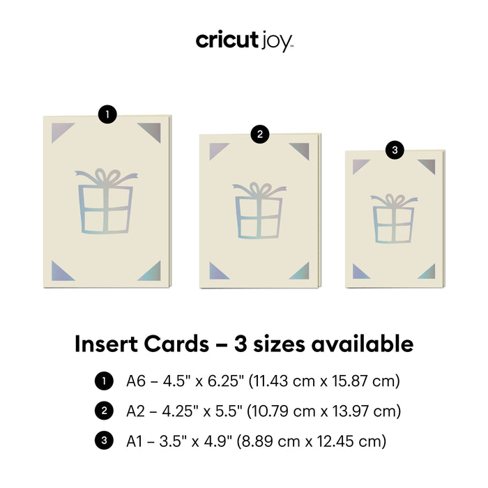 Cricut Insert Cards, Sensei Sampler - R10 15 ct , 3.5" x 4.9"