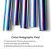 Cricut Holographic Vinyl Permanent, Mythical Sampler - 12 in x 12 in Sheets 10 ct