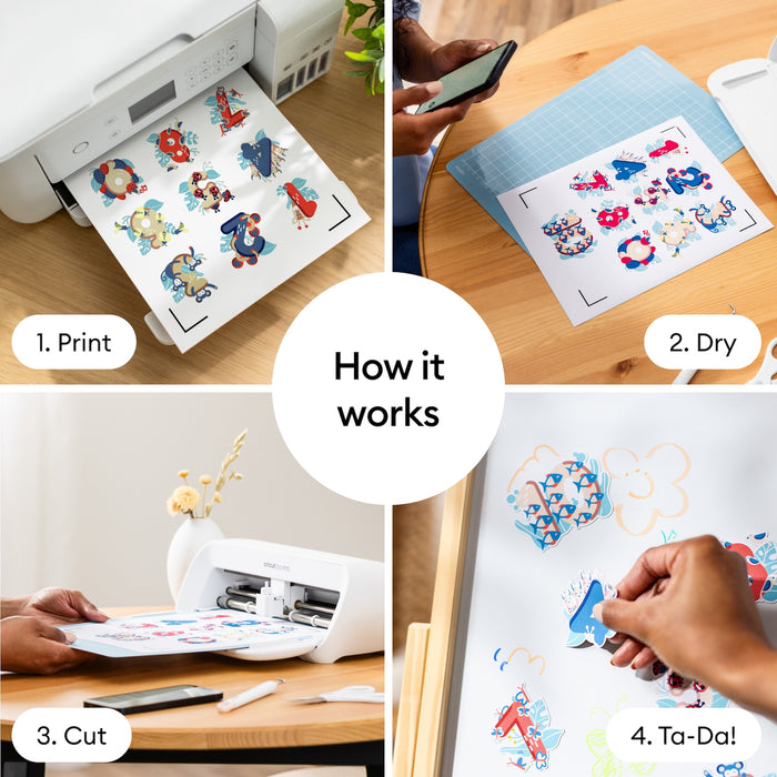 Cricut Printable Magnet Sheets - 8.5 in x 11 in (8 ct)