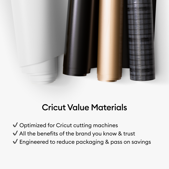 Cricut Permanent Matte Value Vinyl - 12 in x 35 ft