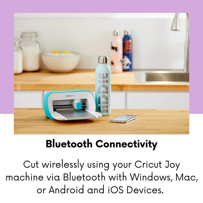 Cricut Joy Cutting Machine Bundle with 7 Smart Iron-On Rolls - Compact Vinyl Cutter for Custom Apparel & DIY Crafts