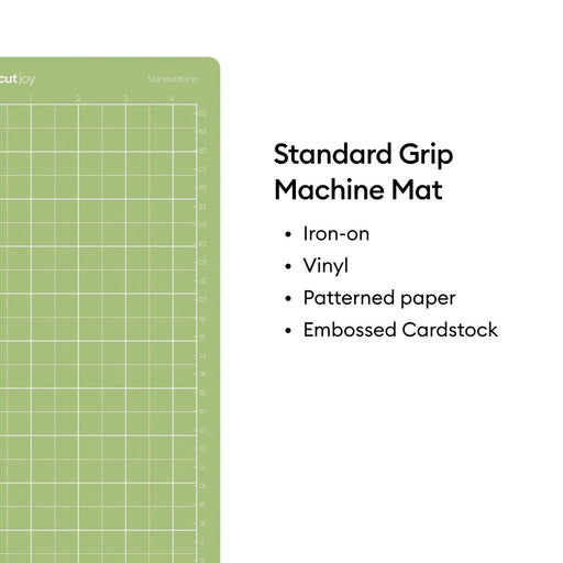 Cricut Joy Standard Grip Machine Mat - 4.5 in x 12 in 5 ct
