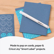 Cricut Joy Smart Label Writable Vinyl Black Removable and Opaque Gel Pens Bundle