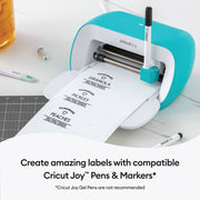 Cricut Joy Smart Label Writable Vinyl White Double Removable and Cricut Glitter Rainbow Gel Pens